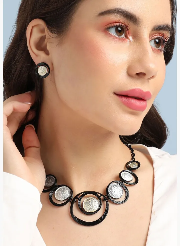 Trendy Designer Party Wear Necklace and Earring Set For Women