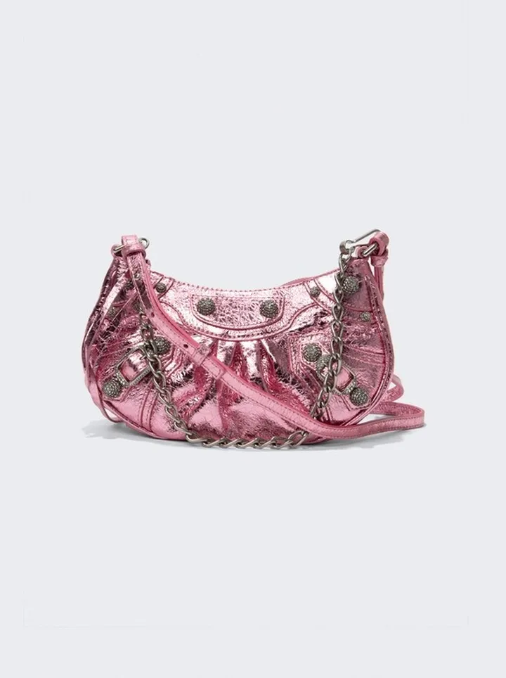 Le Cagole Mini Bag Met Pink