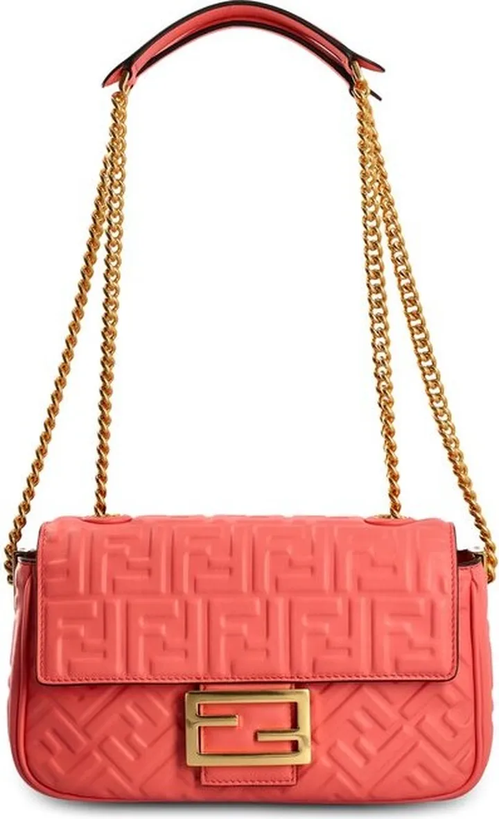 Fendi Baguette Chain Midi Shoulder Bag
