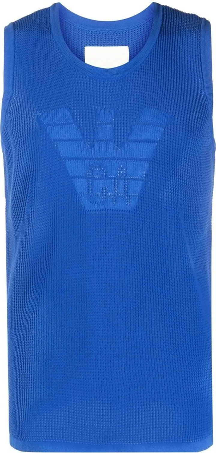 Sleeveless Logo Jumper