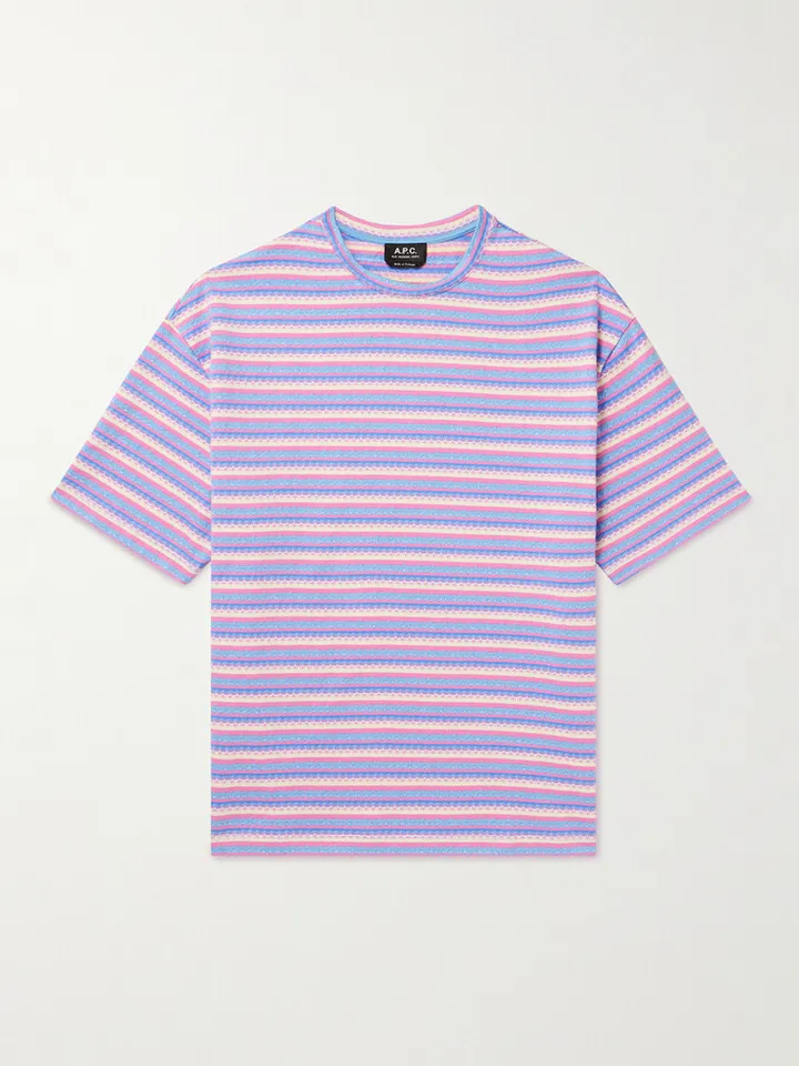 Bahia Jacquard-Knit Cotton T-Shirt