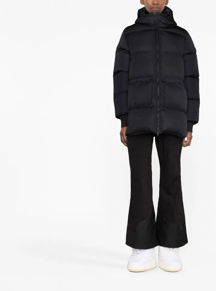 Black Alto Hooded Quilted Jacket