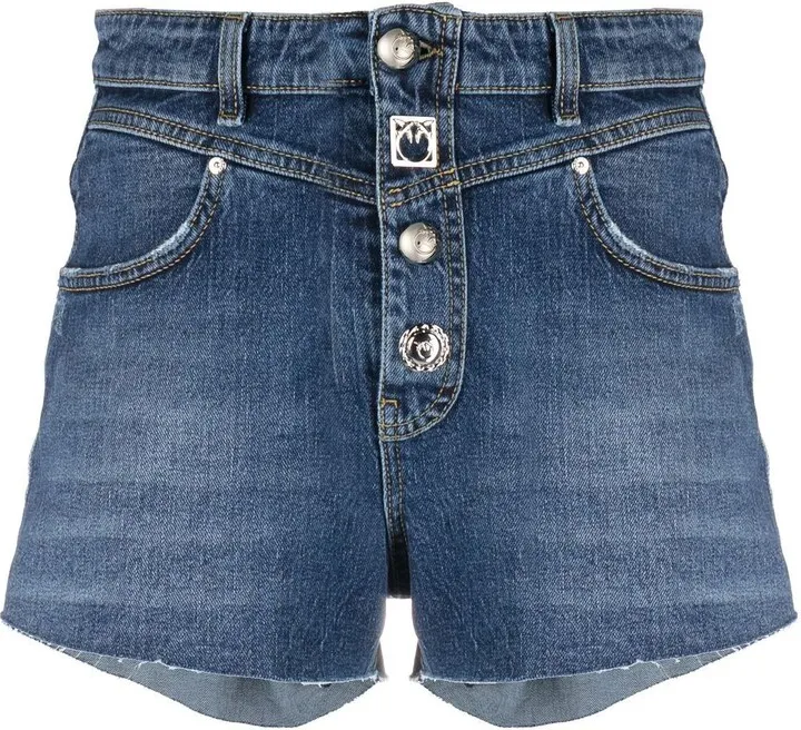Accanita denim short shorts