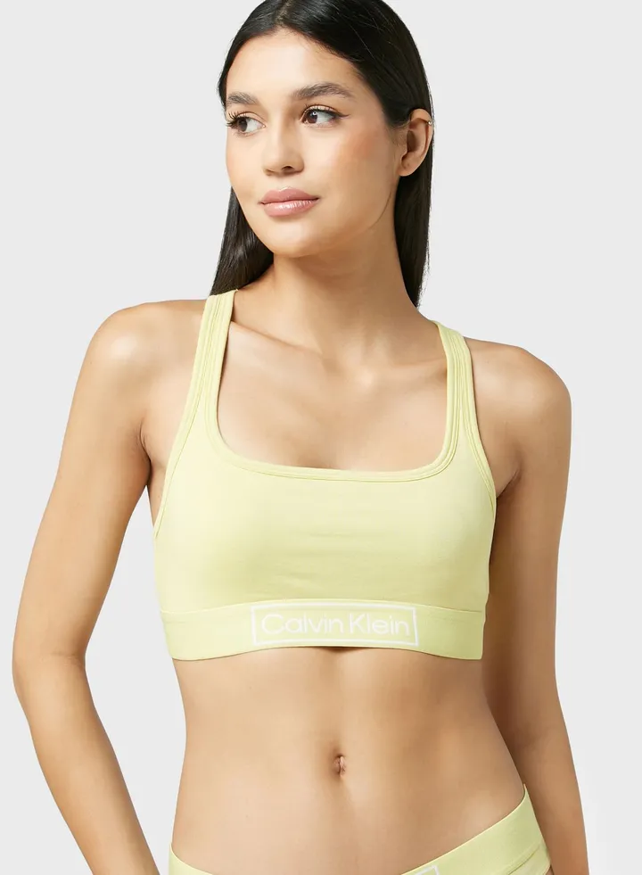 Logo Band Bikini Top