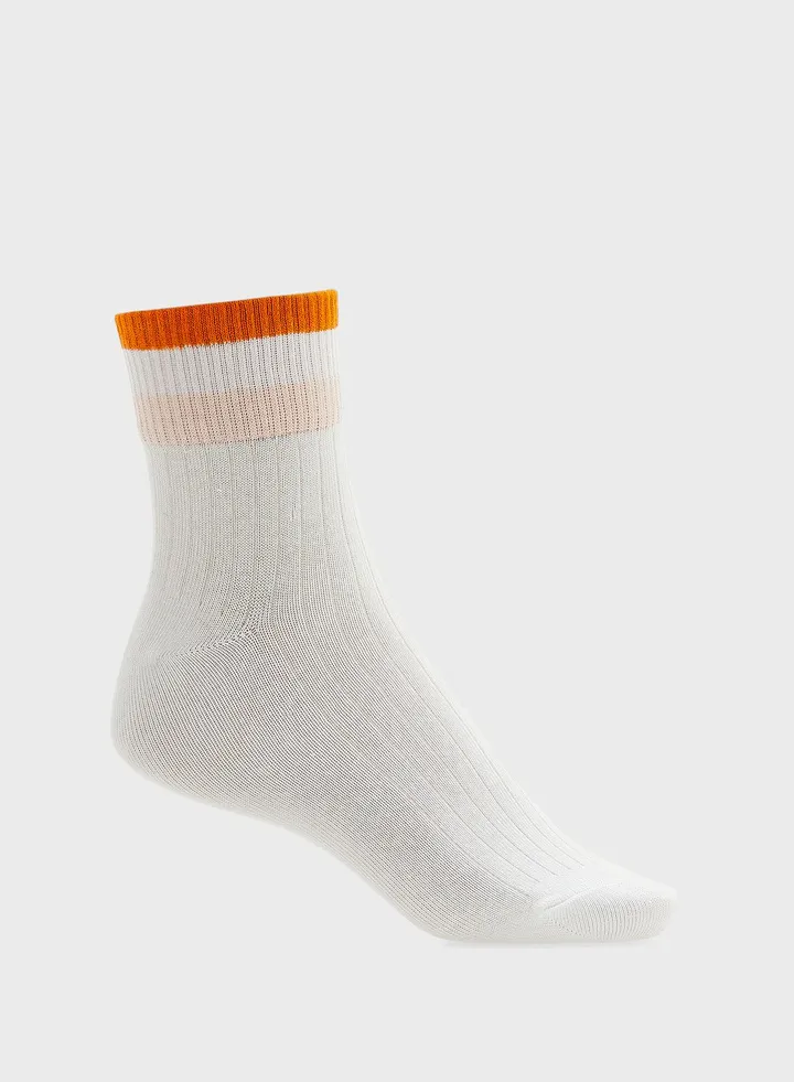 Striped Ankle Socks