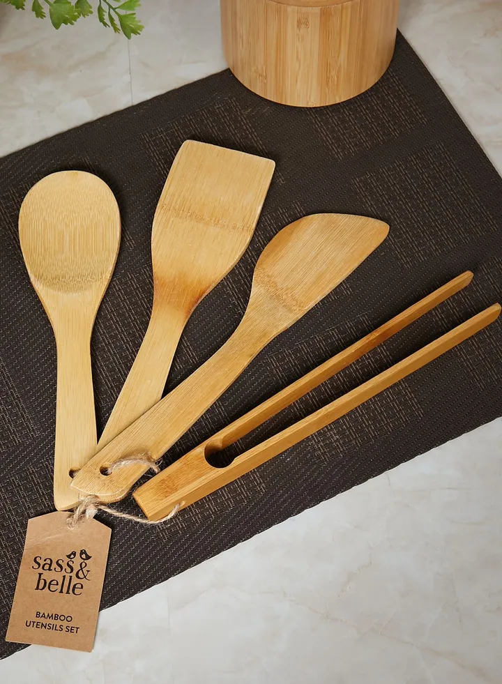 Bamboo Utensils Set