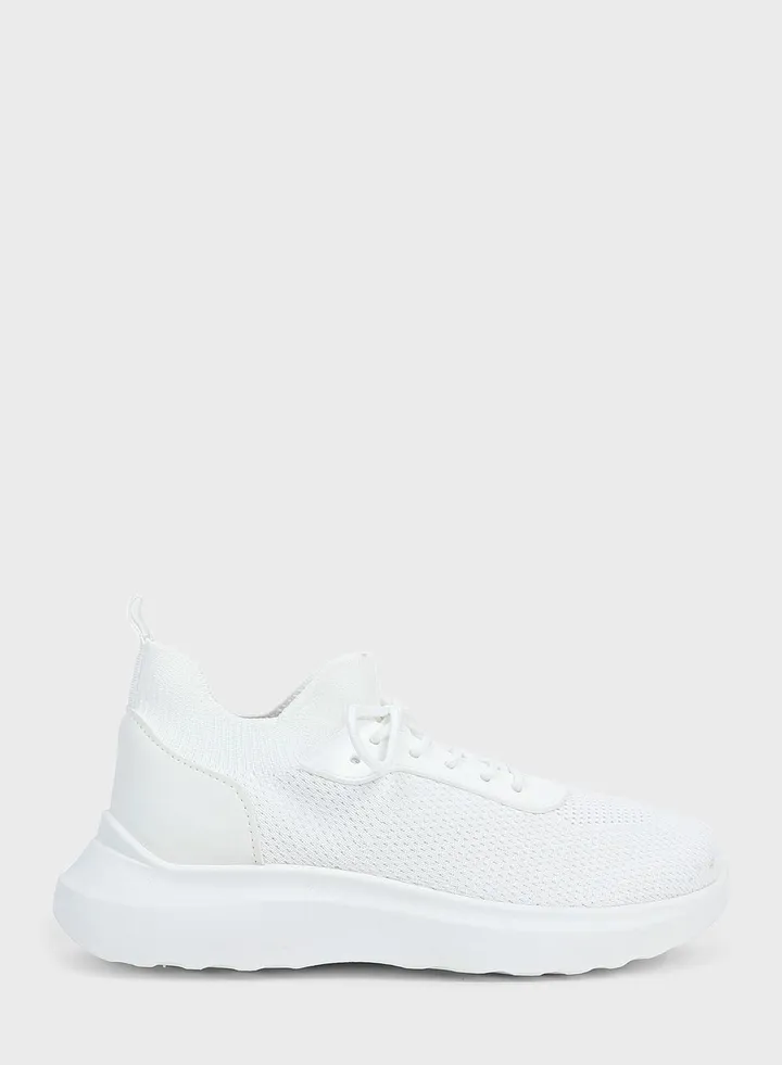 Lace Up Low Top Sneakers