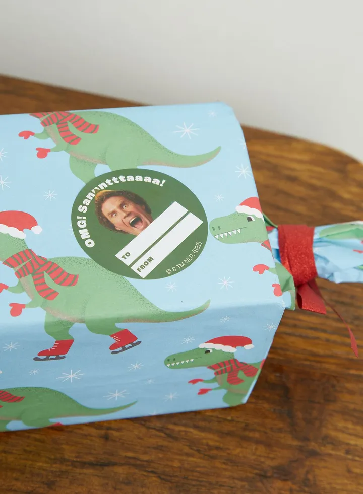 Elf Christmas Sticker Roll