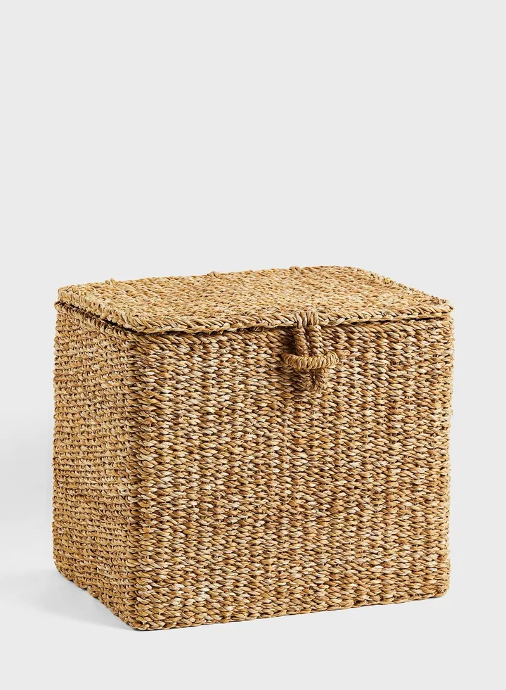 Lidded Storage Basket