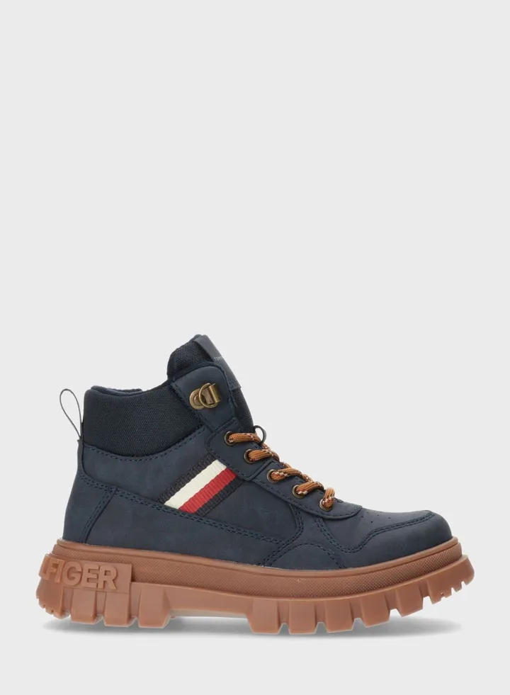 Kids Lace Up Boots