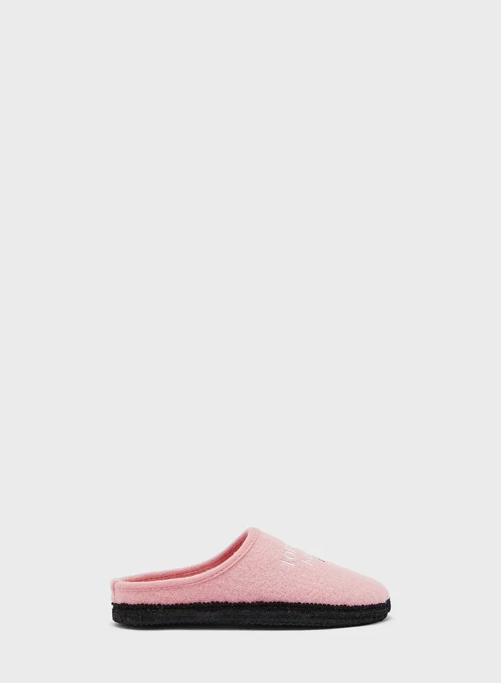 Kids Logo Bedroom Slippers
