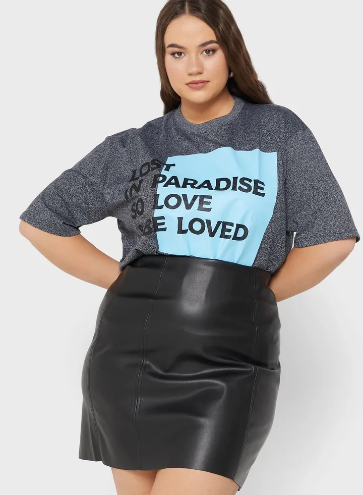 Graphic Melange T-Shirt