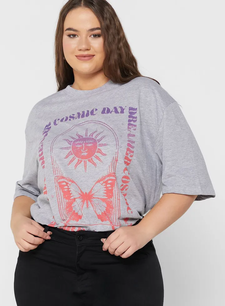 Graphic Melange T-Shirt