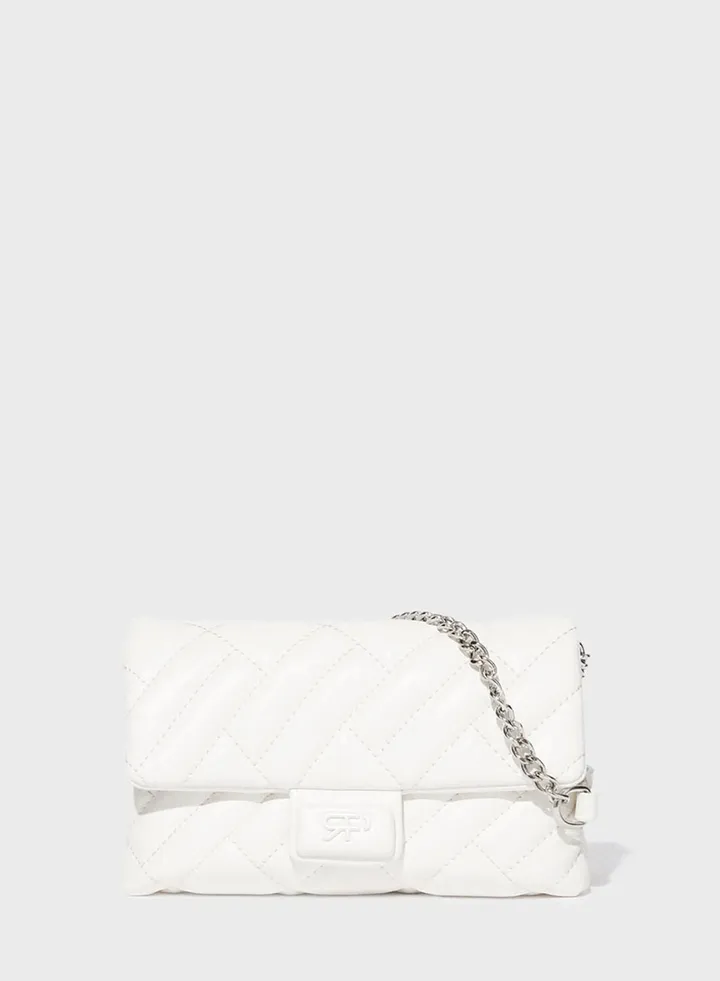 Chain Detailed Crossbody Bag