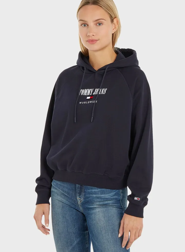 Logo Knitted Hoodie