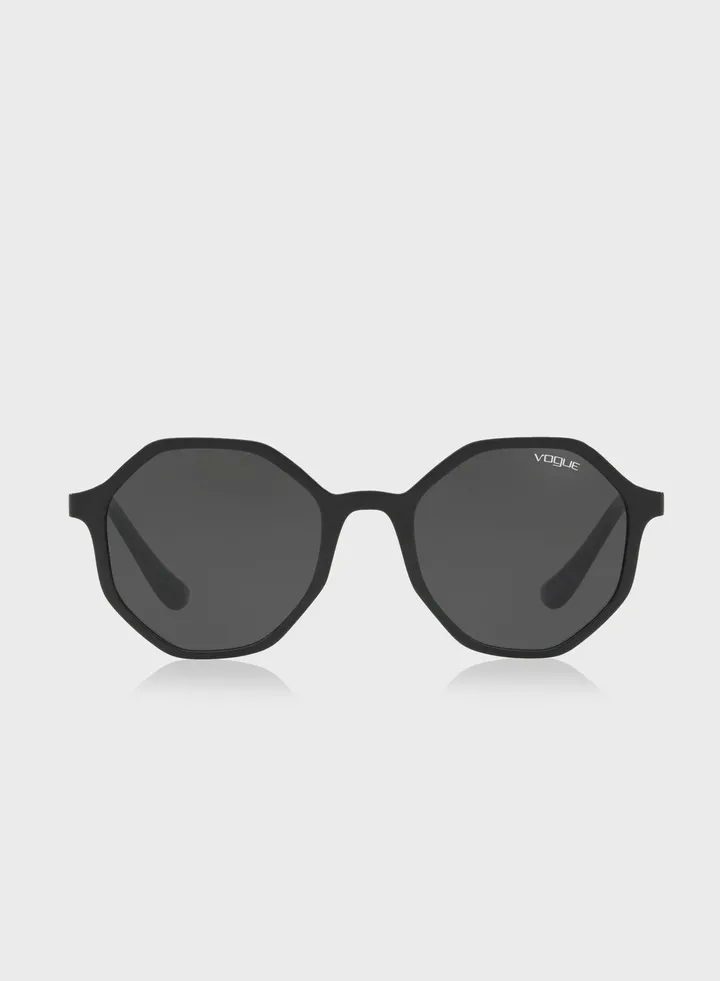 0VO5222S Hexagonal Sunglasses
