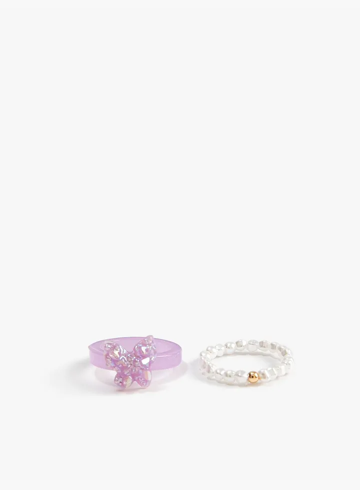 Butterfly Figured 2-Pack Ring
