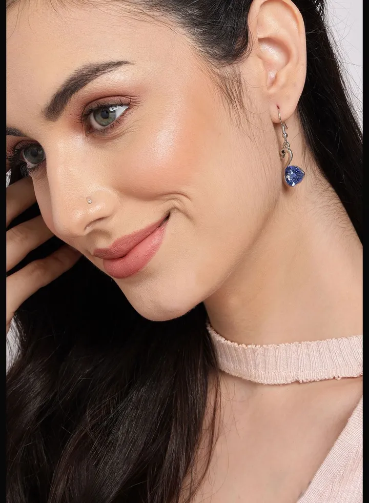 Trendy Swan Shaped Earrings