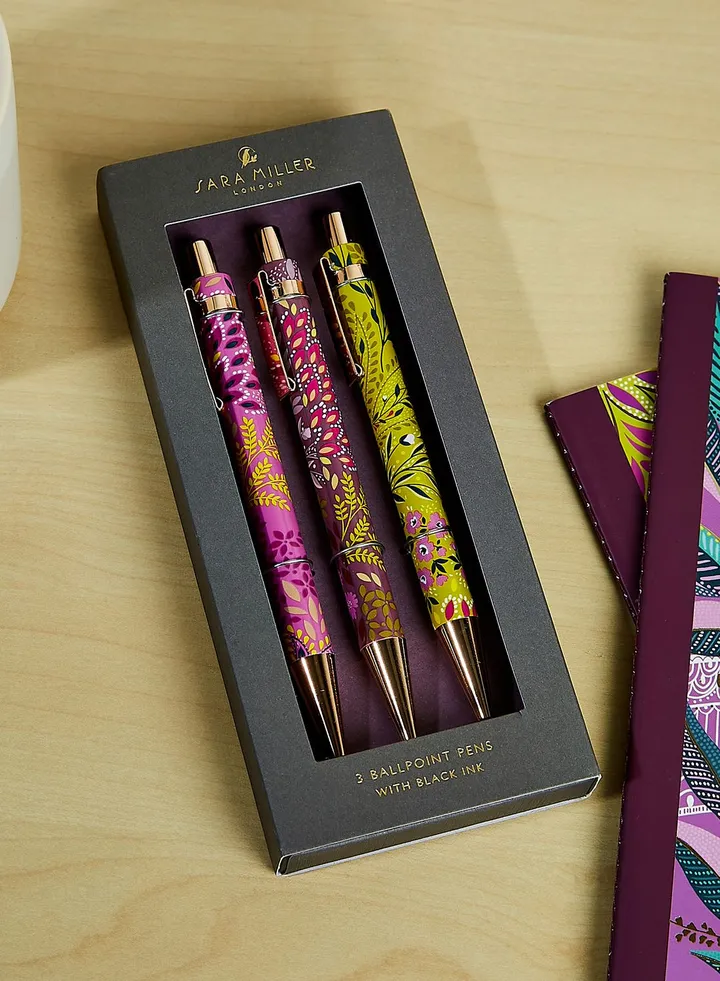 Haveli Garden Set Of 3 Pens