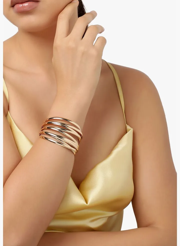 Gold Plated Party Designer Bracelet For Women