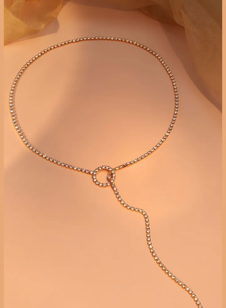 Gold Plated Designer Party Necklace For Women