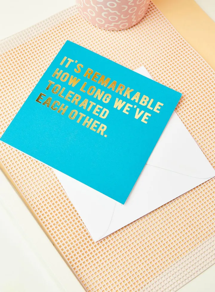 Remarkable Foil Birthday Card