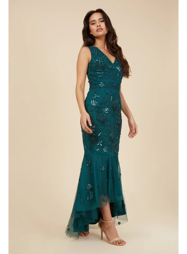 Little Mistress Pacific Mesh Midaxi