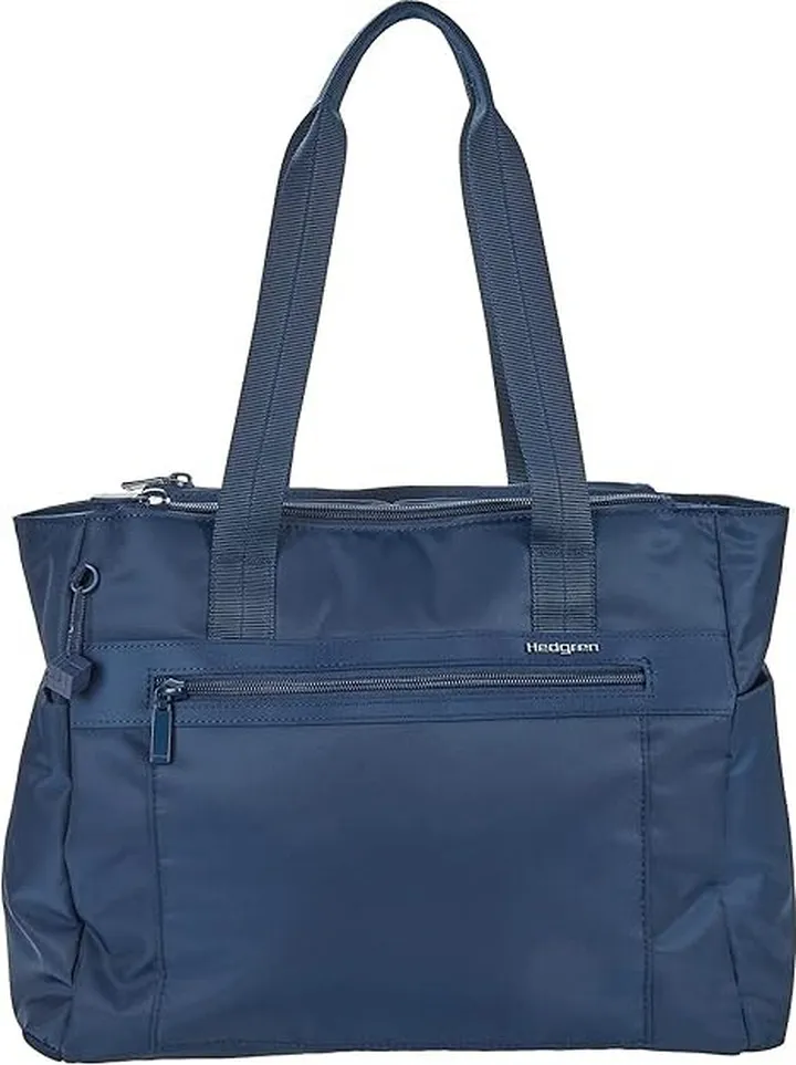 Hedgren Achiever Executive Sustainable Tote (Dress Blue) Handbags