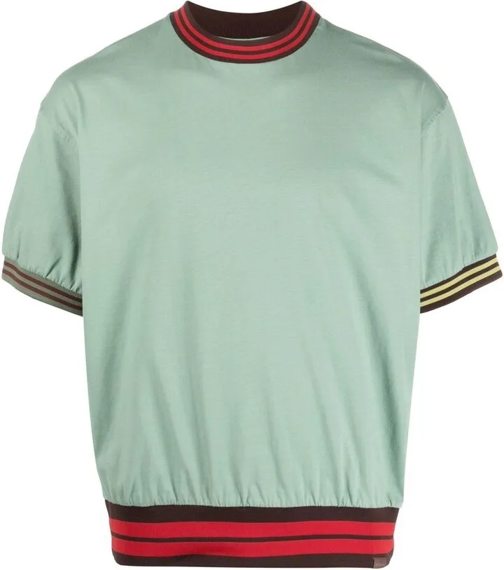 Contrast Stitiching T-Shirt