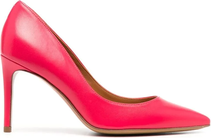 Brianna 90mm leather pumps