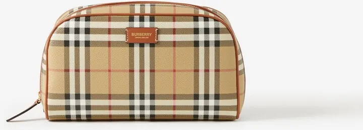 Burberry Medium Check Travel Pouch