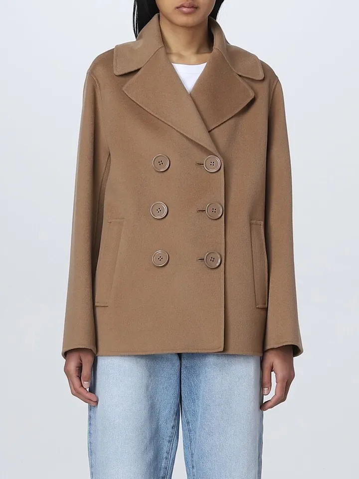 S Max Mara wool pea coat