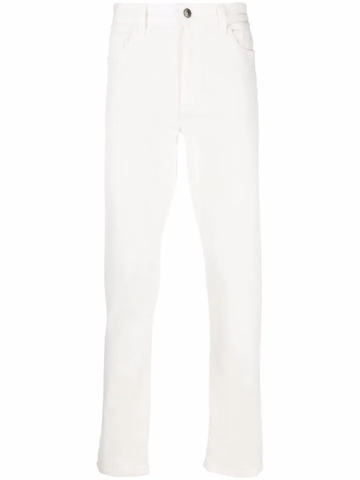 Tapered-Leg Jeans