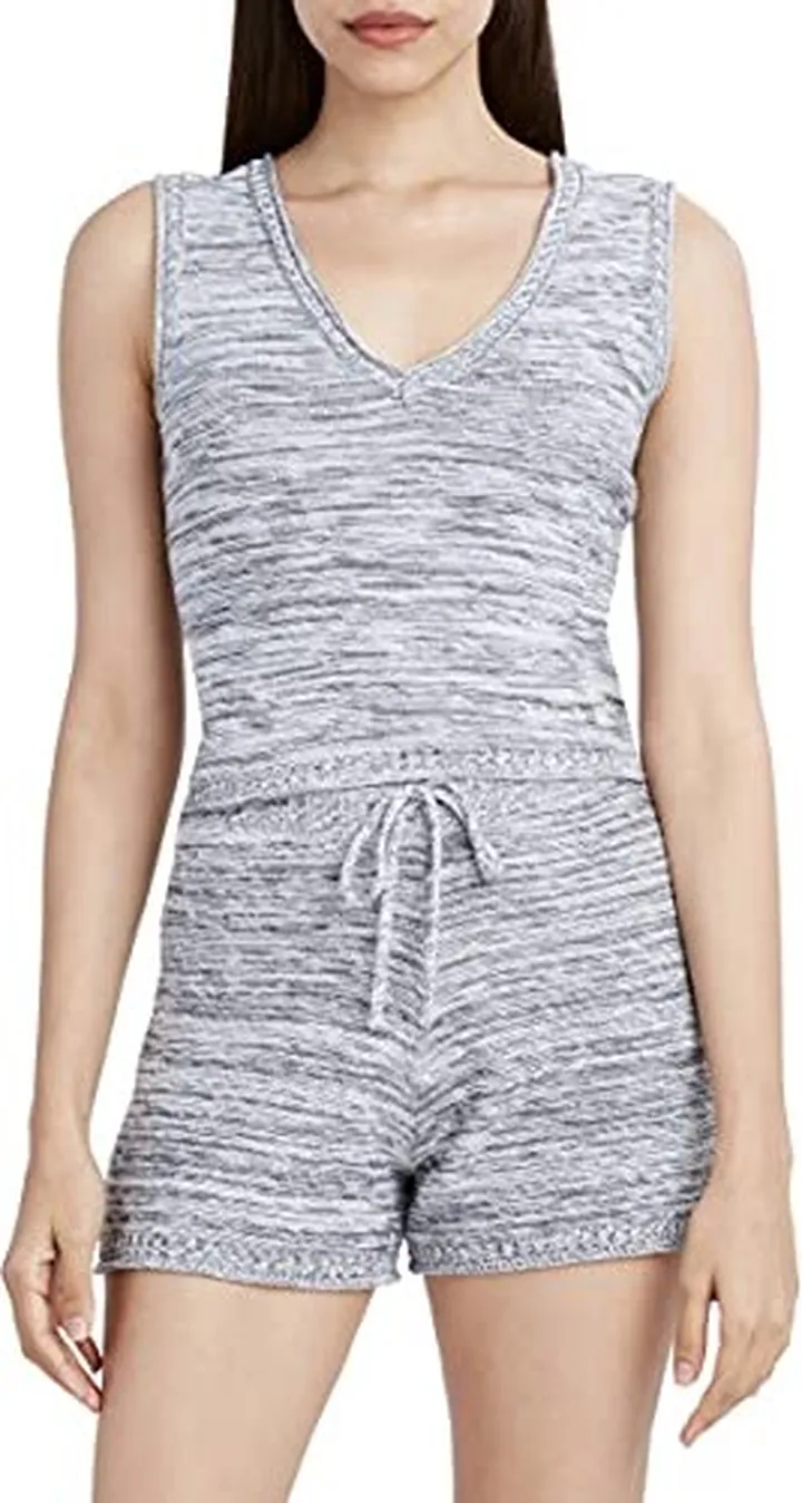 BCBGeneration Women's Knit Sweater V Neck Tank Top