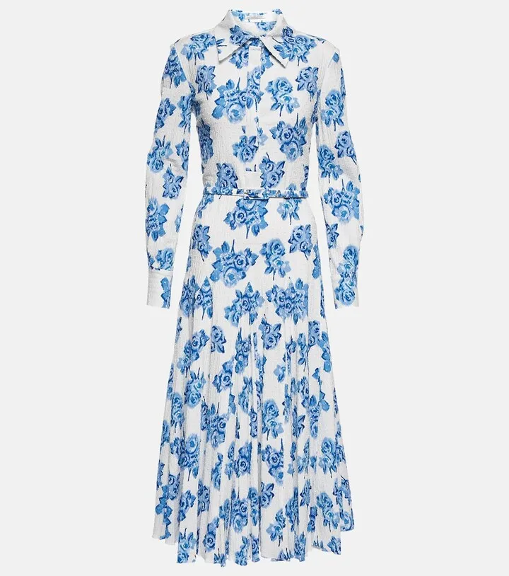 Marion cotton midi dress