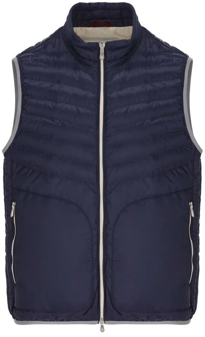 Brunello Cucinelli Quilted Zipped Padded Gilet