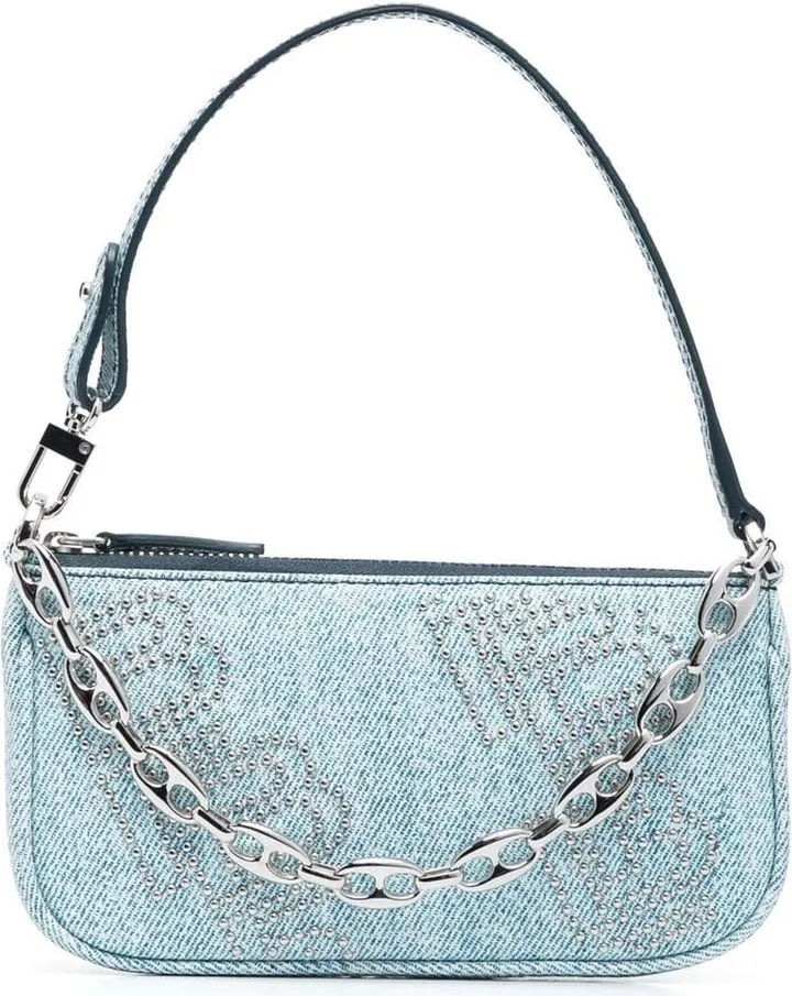 mini Rachel denim shoulder bag