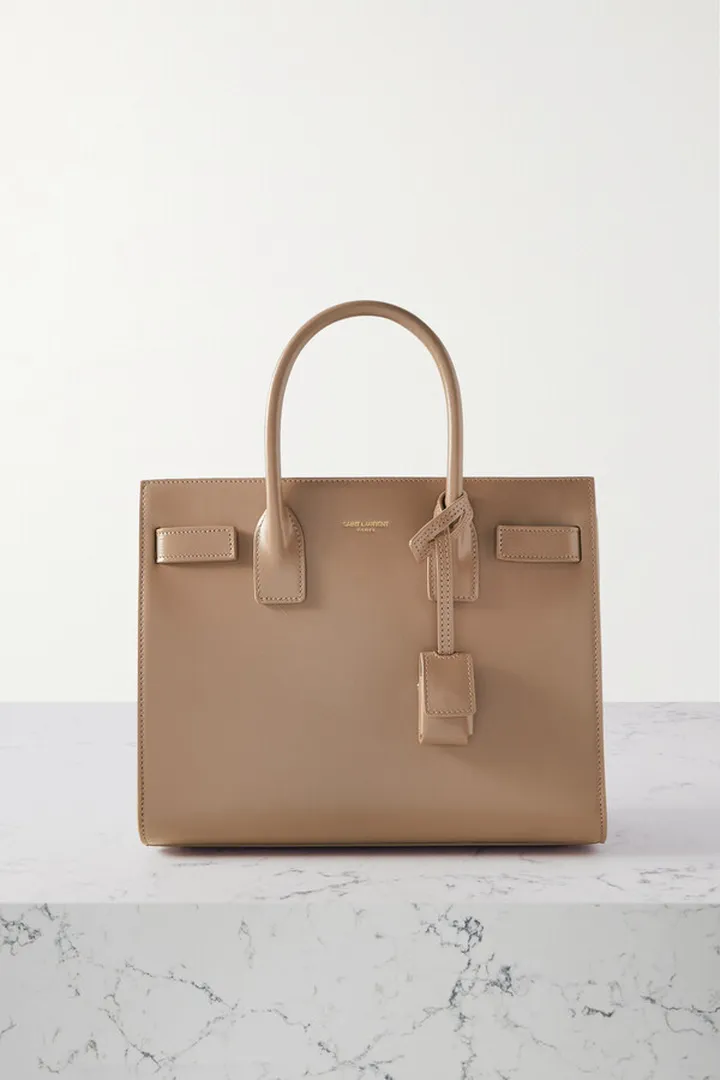 SAINT LAURENT - Sac De Jour Baby Leather Tote - Brown