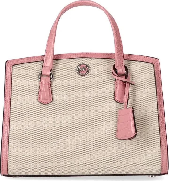 Michael Kors Chantal Canvas Pink Handbag