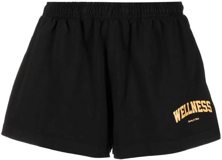 Logo-Print Detail Shorts