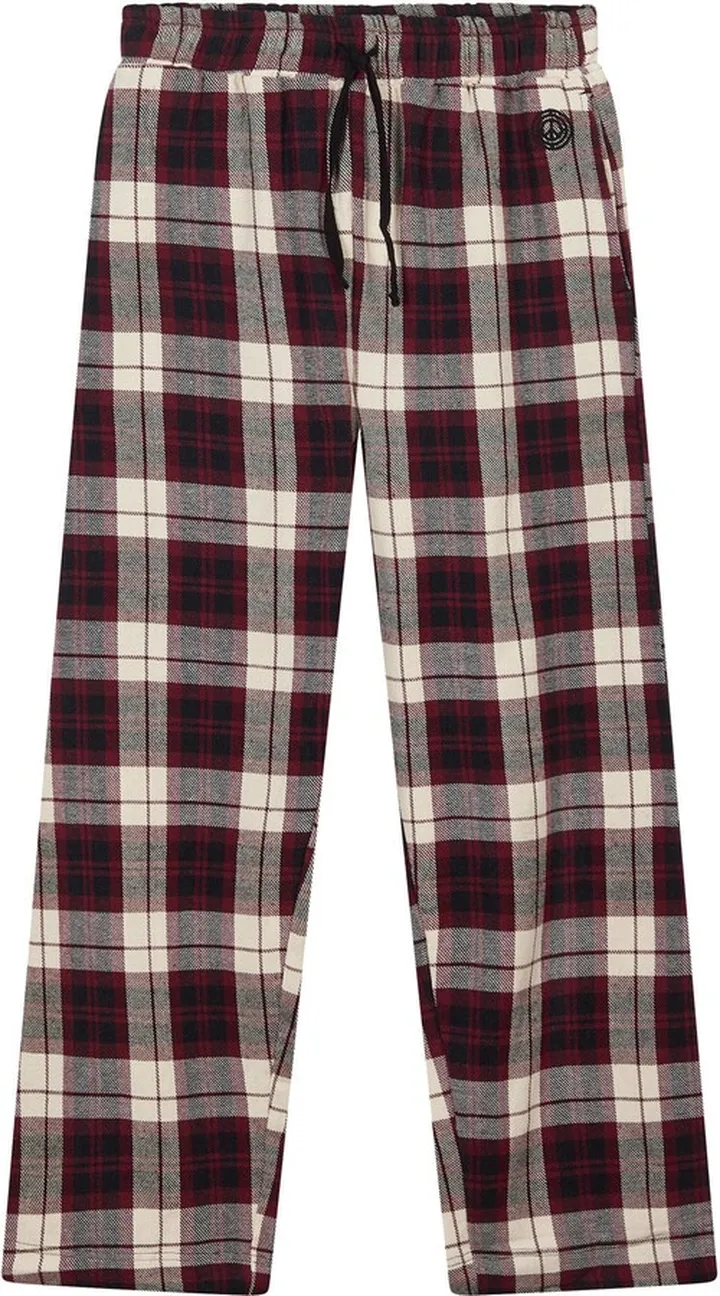 KOMODO - Jim Jam Mens - Gots Organic Cotton Pyjama Bottoms Maroon