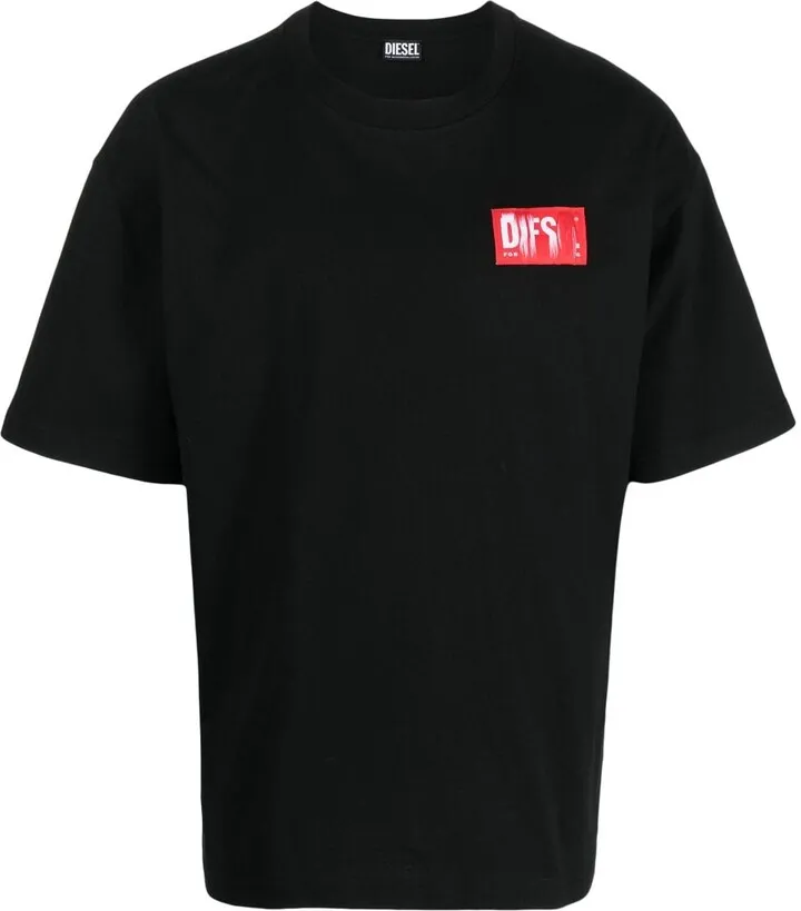 logo-patch short-sleeve T-shirt