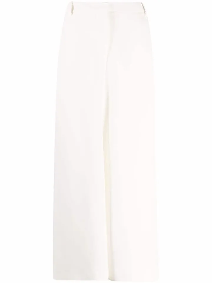 Cropped Wide-Leg Trousers