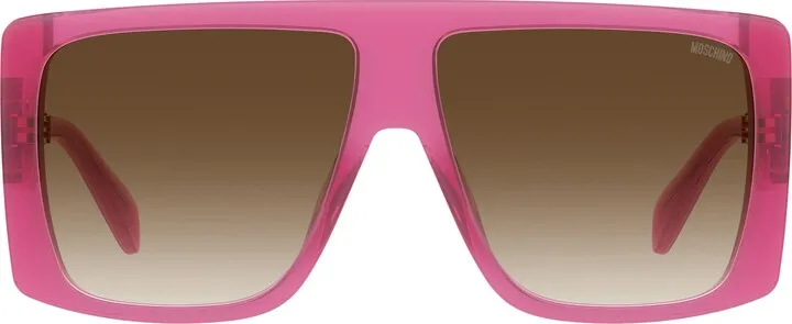59mm Gradient Flat Top Sunglasses
