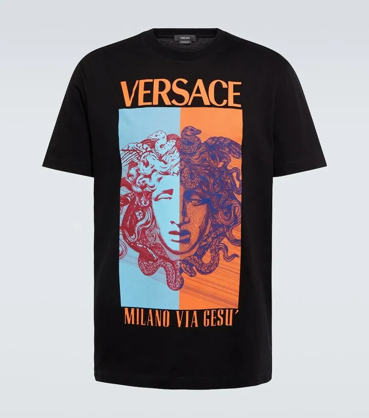 Printed cotton T-shirt