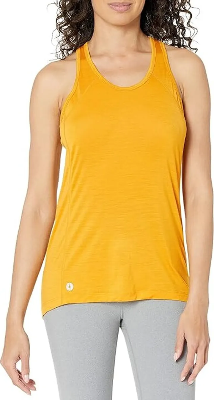 Smartwool Merino Sport 120 Racerback Tank (Honey Gold) Women's Clothing