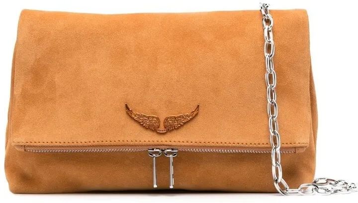 Rocky suede shoulder bag