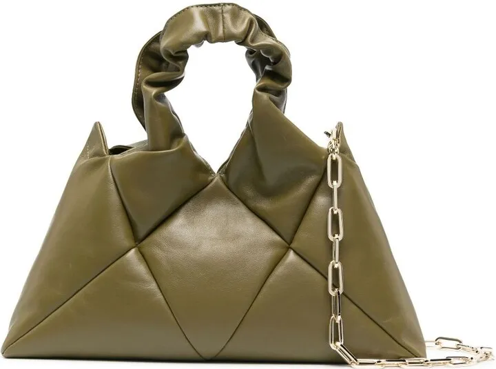 Green Didi Leather Cross Body Bag