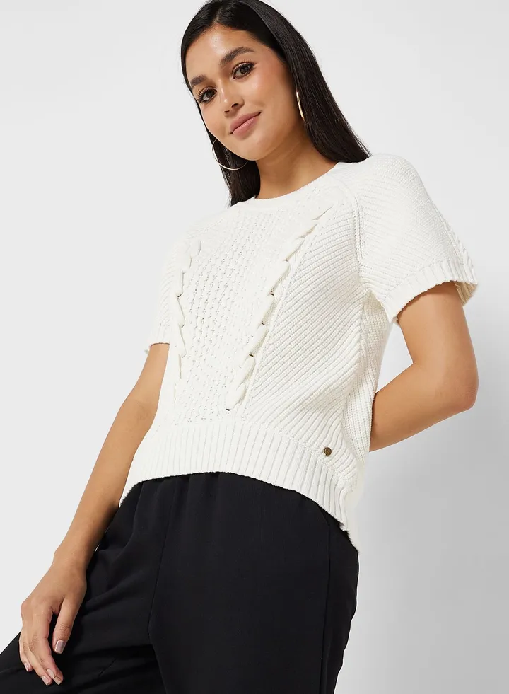 Crew Neck Knitted Sweater