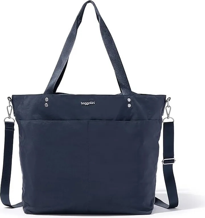 Baggallini Large Carryall Tote (French Navy) Handbags